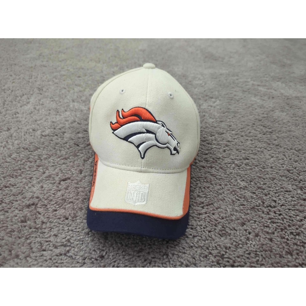 Denver Broncos Hat Cap Reebok NFL Football Cream Orange